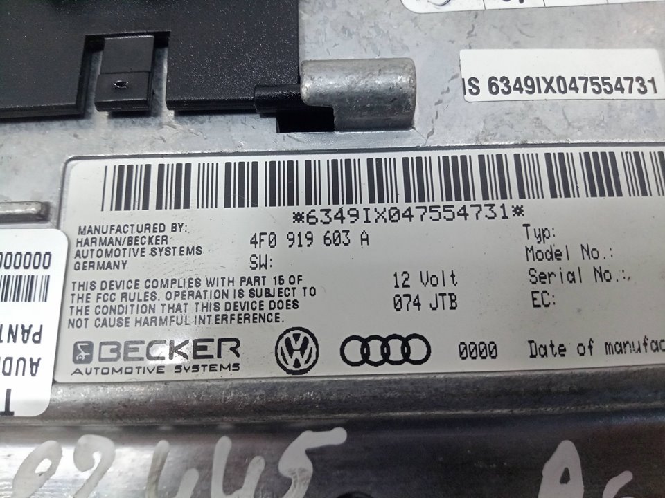 Pantalla audi a6 3.0 tdi quattro