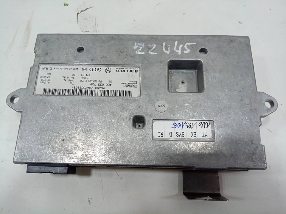 Unidad de control audi a6 3.0 tdi quattro