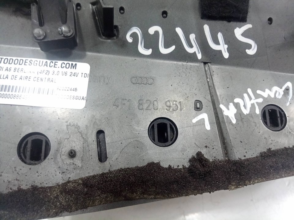 Rejilla de aire central audi a6 3.0 tdi quattro