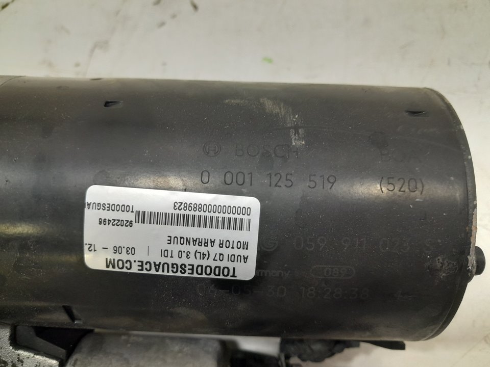 Motor arranque audi q7 3.0 tdi quattro