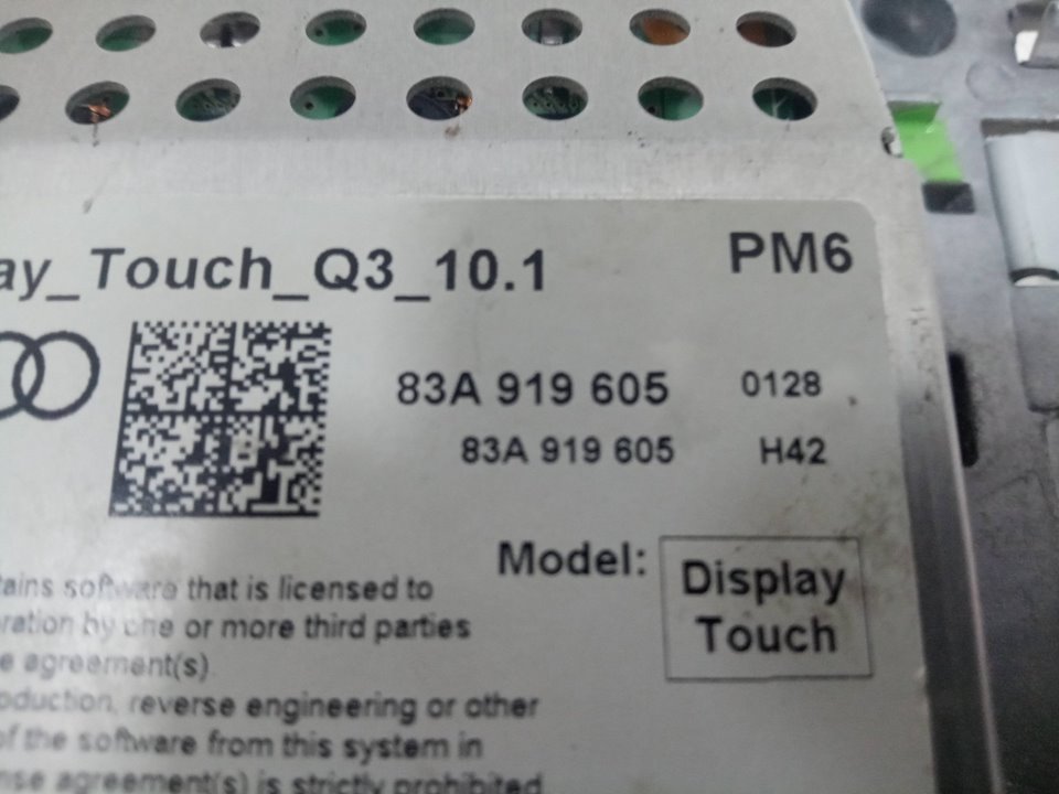 Pantalla audi q3 (8ug) attraction     