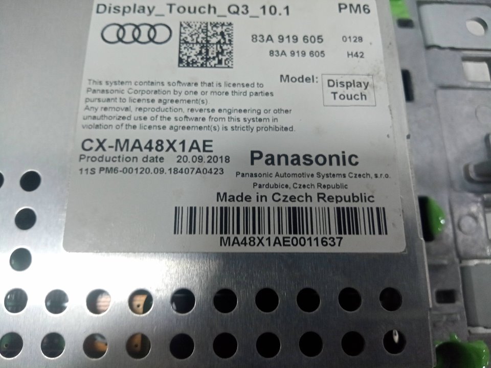 Pantalla audi q3 (8ug) attraction     