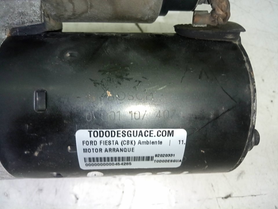 Motor arranque ford fiesta v 1.4 16v