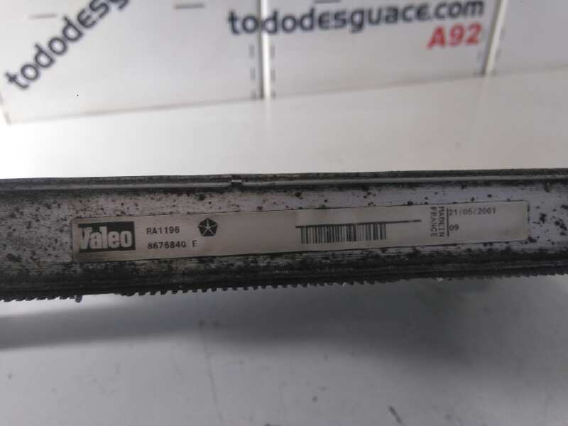Radiador agua chrysler voyager  grand voyager iii 2.5 td