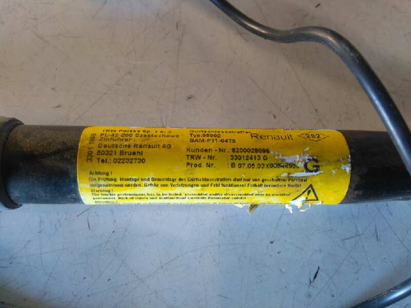 Pretensor airbag izquierdo renault kangoo 1.5 dci