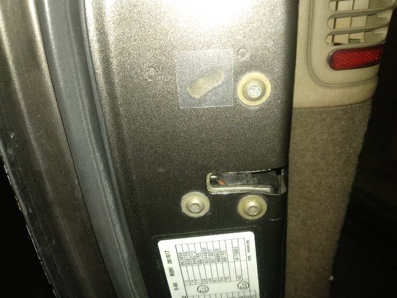 Cerradura puerta delantera izquierda chrysler voyager  grand voyager iii 3.8 i awd