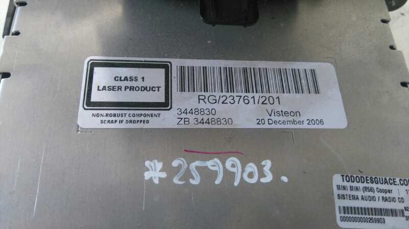 Sistema audio / radio cd mini mini cooper