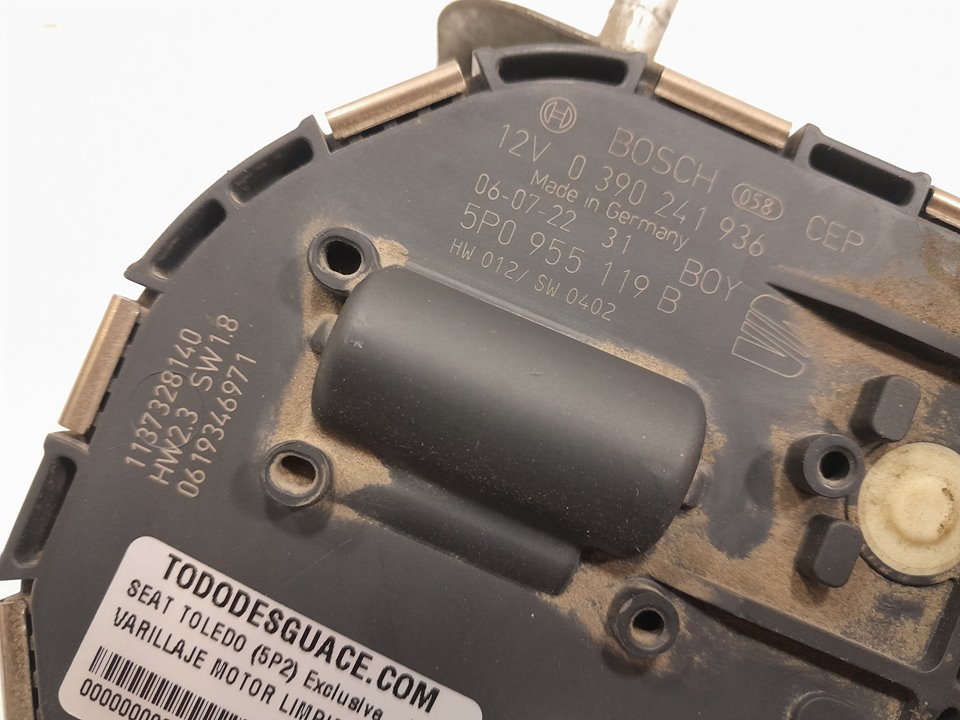 Varillaje motor limpia delantero seat altea 1.9 tdi