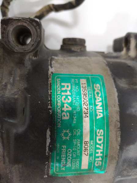 Compresor aire acondicionado scania serie pgr (cclase) f