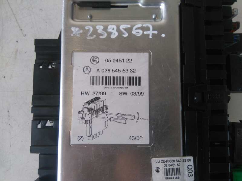  caja reles / fusibles   mercedes clase s (w220) berlina 400 cdi (220.028) 4.0 cdi 32v cat
