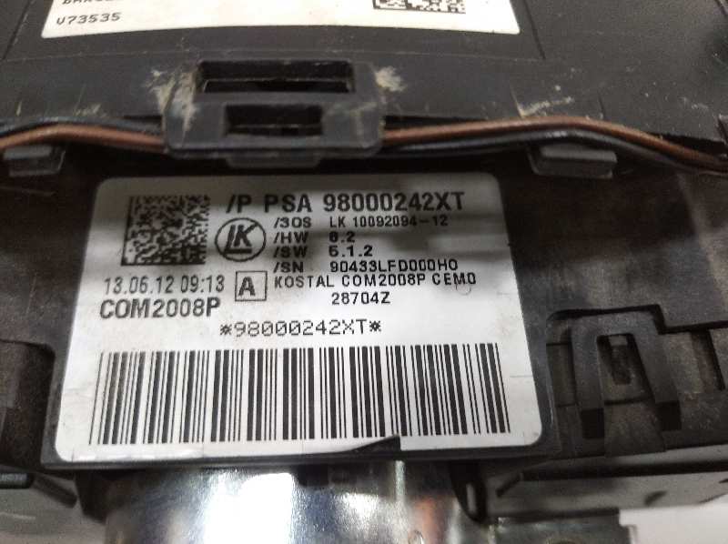 Anillo airbag y mando multifuncion peugeot 508 sw i 2.2 hdi
