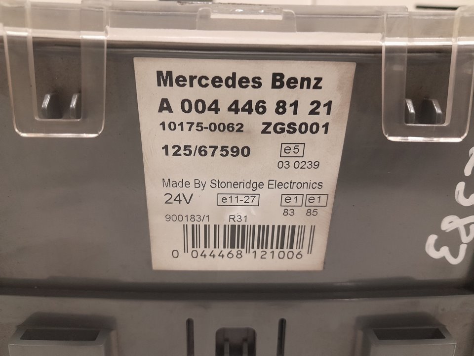 Cuadro instrumentos mercedes axor 2 c 4achser 32t