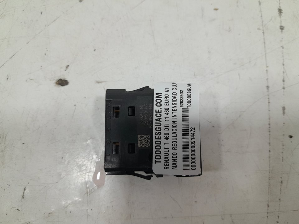 Mando regulacion intensidad cuadro instrumentos renault t 460 dti 11 460 euro 