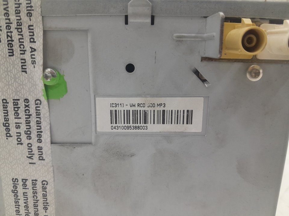 Sistema audio / radio cd volkswagen touran 1.9 tdi
