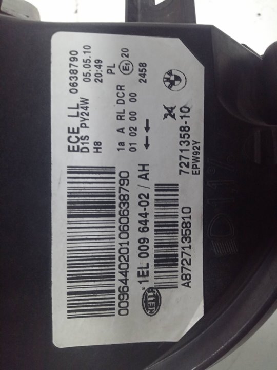 Faro derecho bmw x5 xdrive 40 d