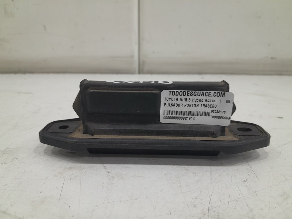 Pulsador porton trasero toyota auris 1.8 hybrid (zwe150_)
