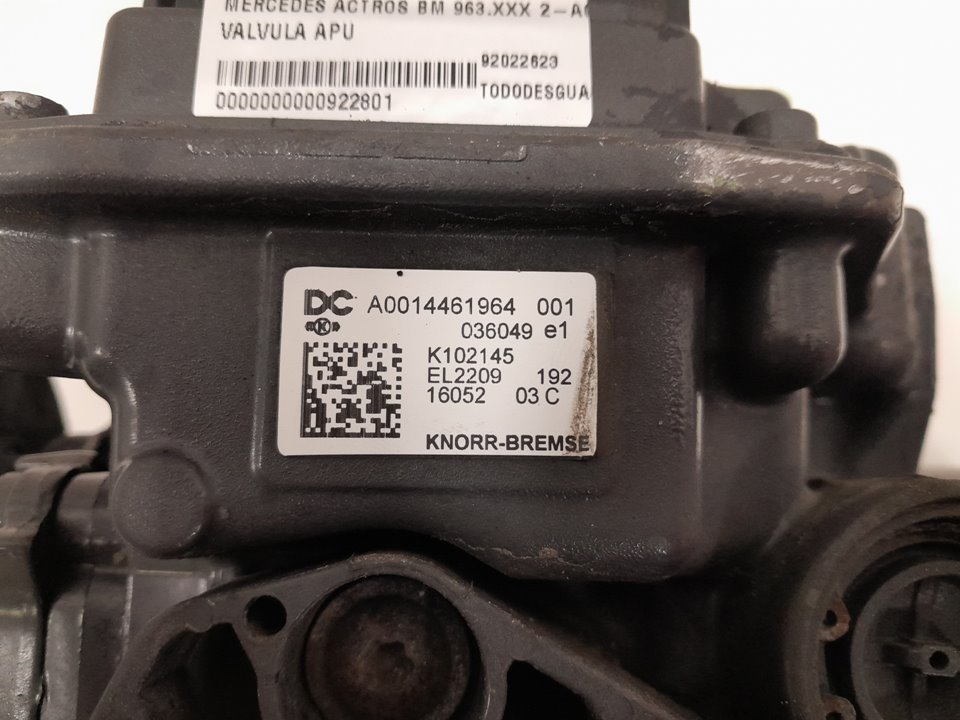 Valvula apu mercedes actros bm 963.xxx 2a