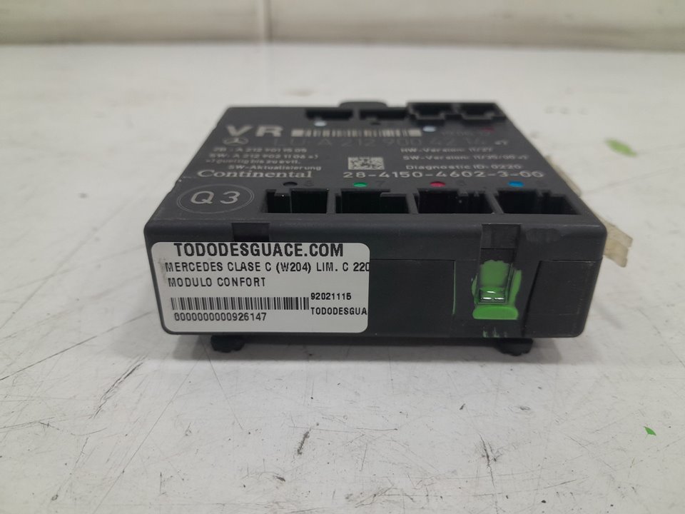 Modulo confort mercedes-benz clase c c 220 cdi (204.008)