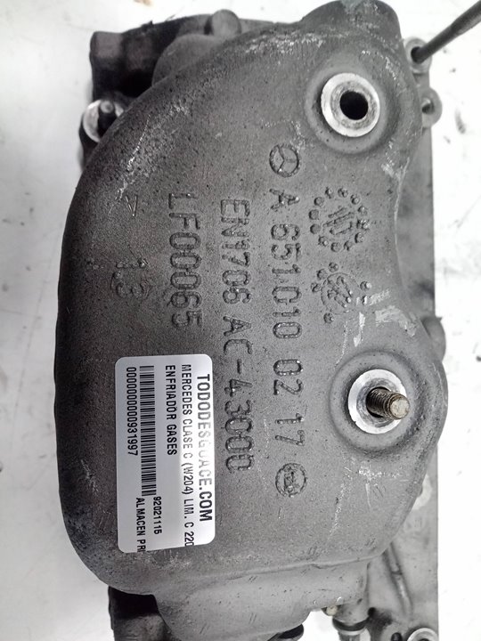 Enfriador gases mercedes-benz clase c c 220 cdi (204.008)