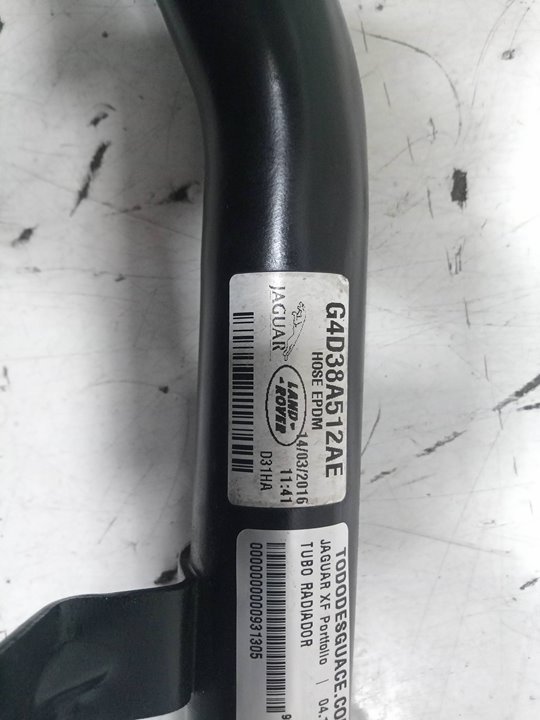 Conjunto tubos agua jaguar xf 2.0 d