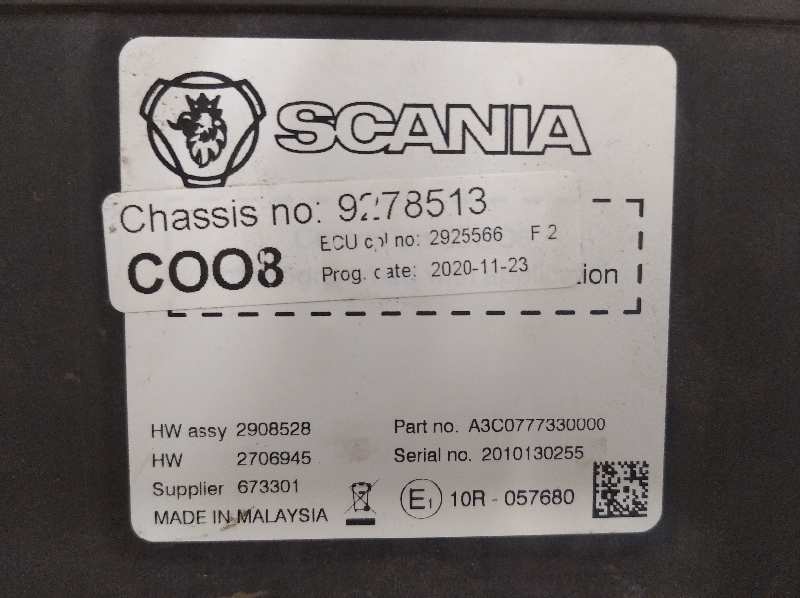 Modulo electronico scania serie pgr (lclase) f