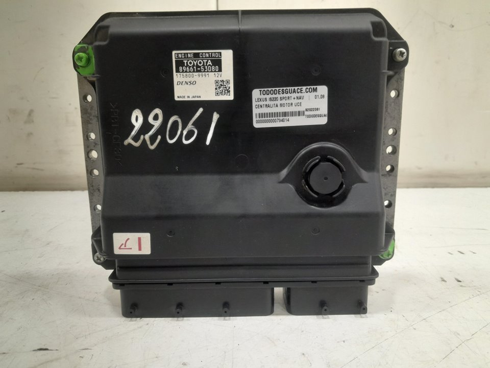 Centralita motor uce lexus is220 sport+nav      01