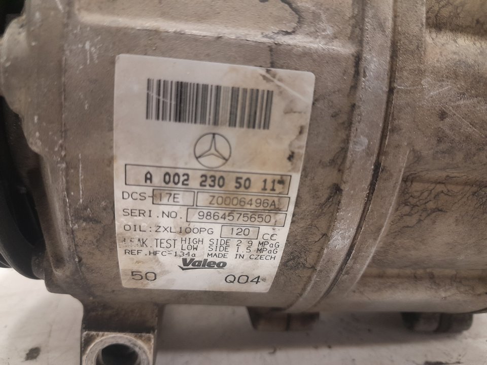 Compresor aire acondicionado mercedes-benz clase glk 220 cdi 4matic (204.984 204.