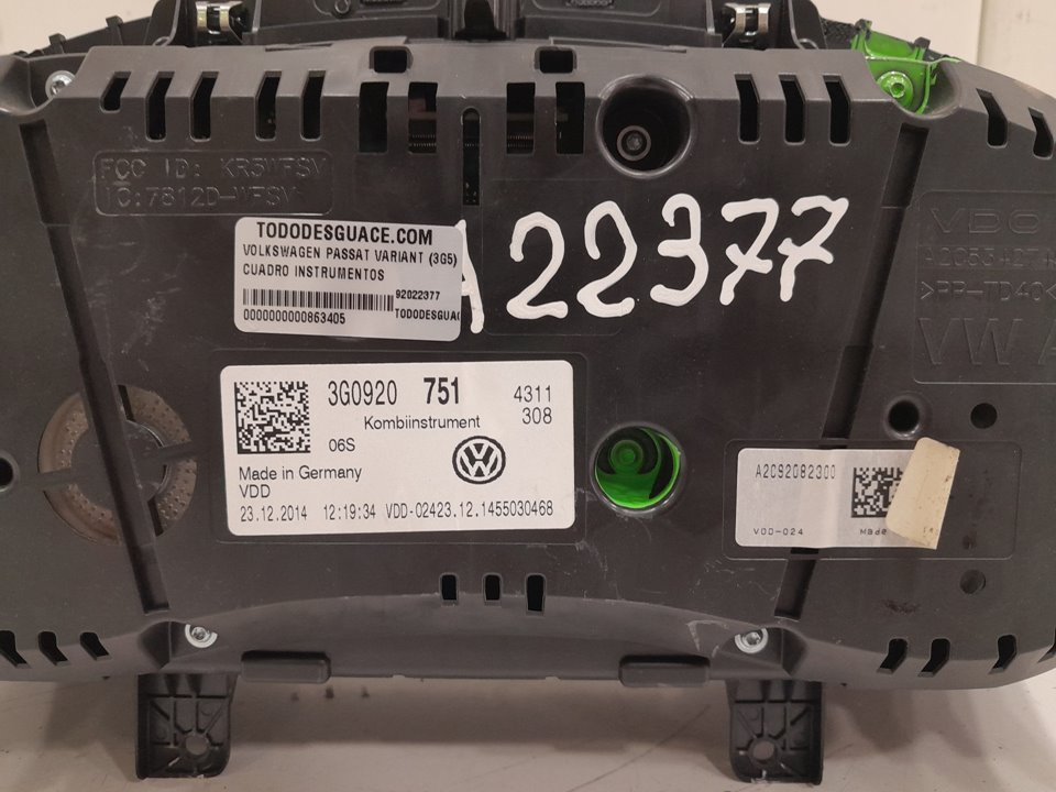 Cuadro instrumentos volkswagen passat variant (3g5