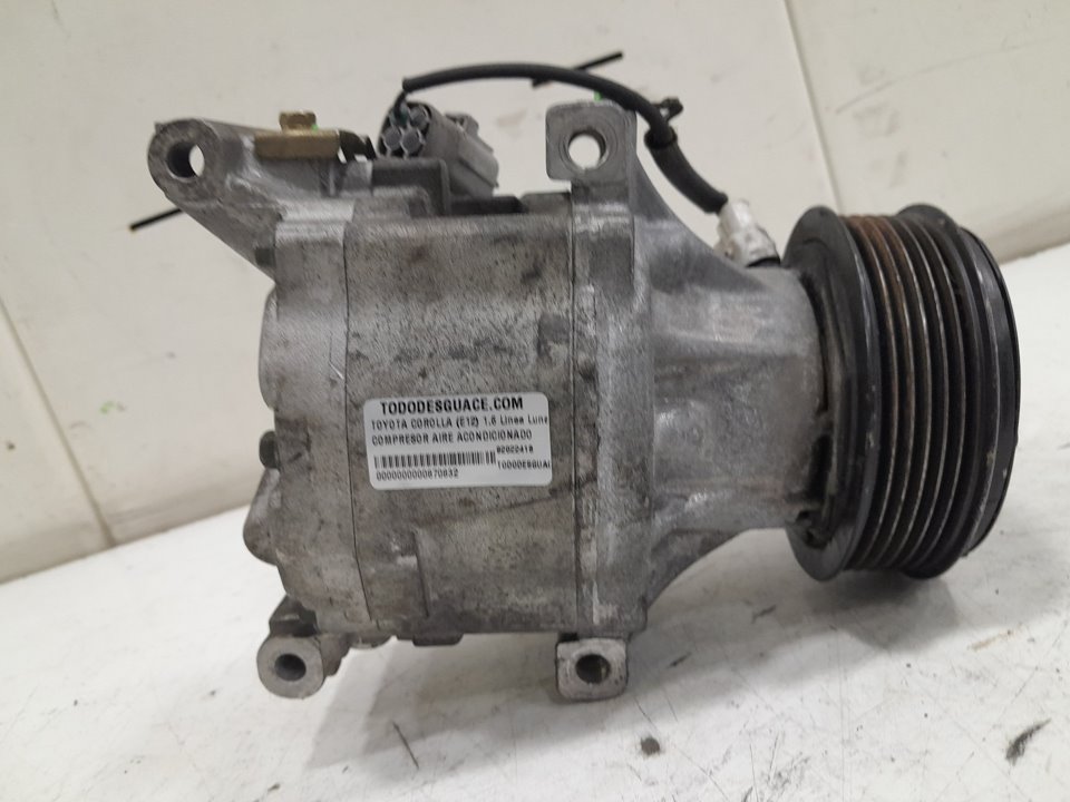 Compresor aire acondicionado toyota corolla 1.6 vvti (zze121_)