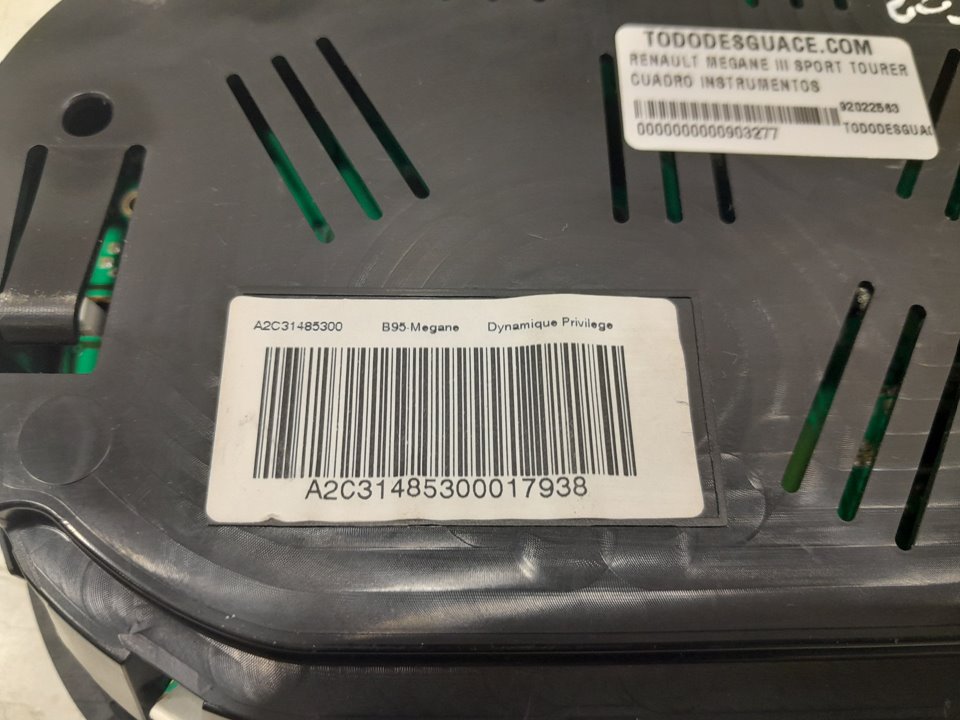 Cuadro instrumentos renault megane iii fastback 1.5 dci (bz09 bz0d)