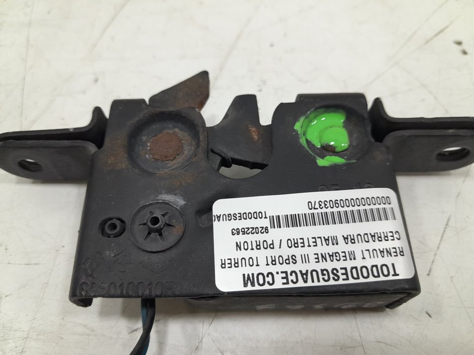 Cerradura maletero / porton renault megane iii fastback 1.5 dci (bz09 bz0d)