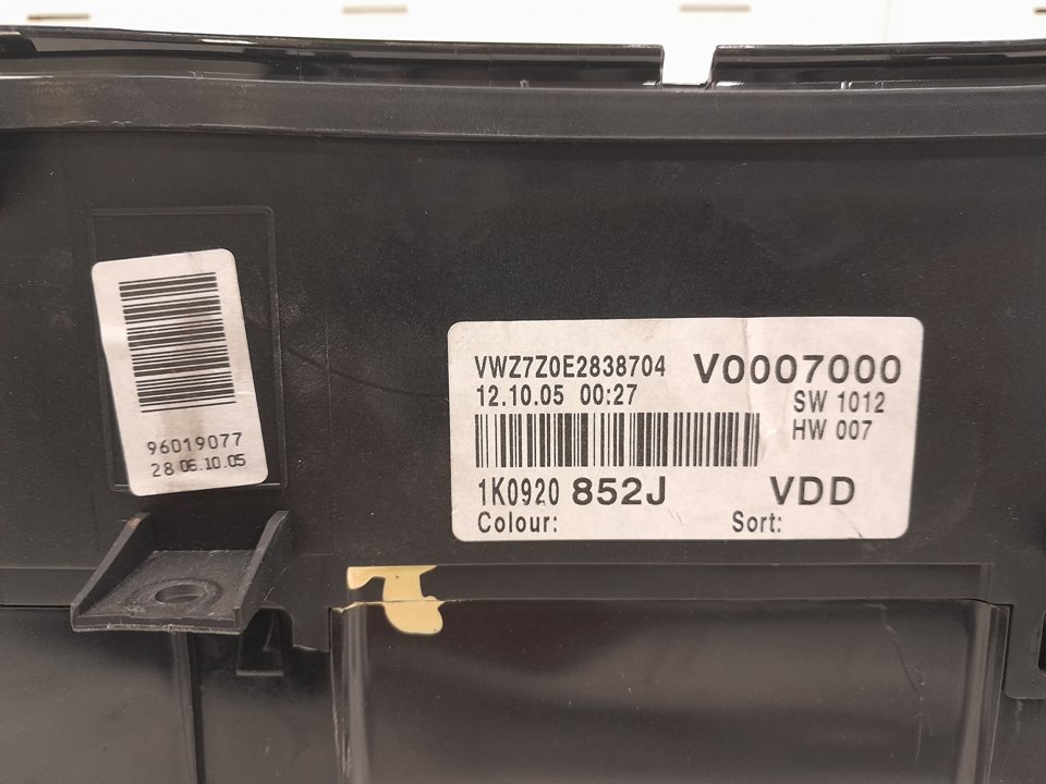 Cuadro instrumentos volkswagen golf v 1.9 tdi