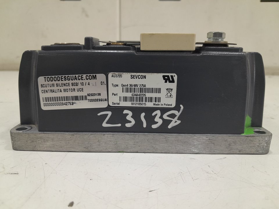 Centralita motor uce scutum silence s02 10  4    