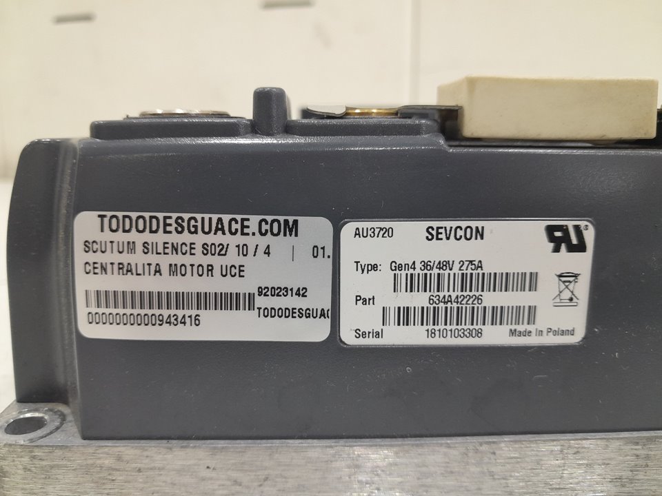 Centralita motor uce scutum silence s02 10  4    