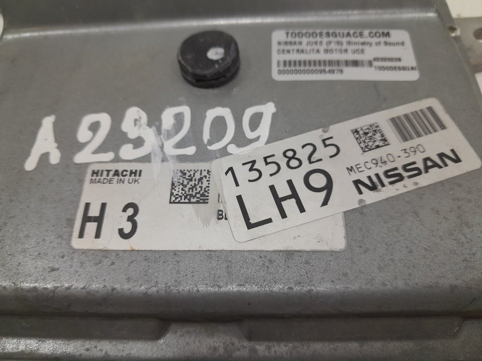 Centralita motor uce nissan juke 1.6