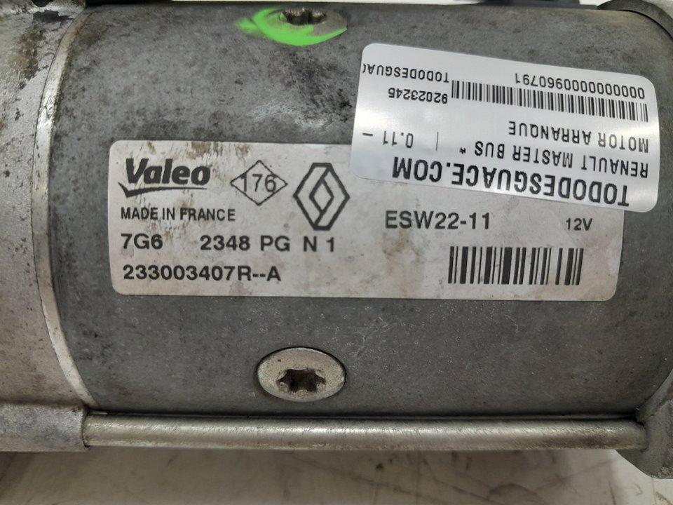 Motor arranque renault  master bus       0.11 - ... no identificado