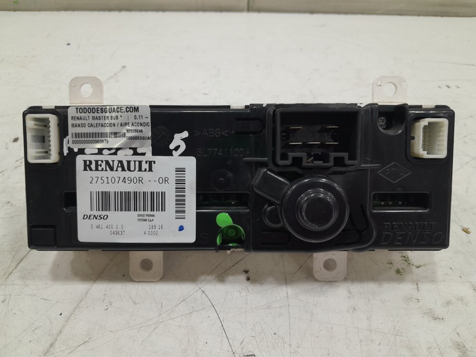 Mando calefaccion /  aire acondicionado renault  master bus       0.11 - ... no identificado