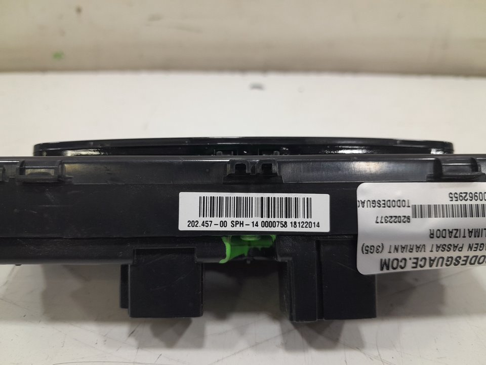 Mando climatizador volkswagen passat variant (3g5