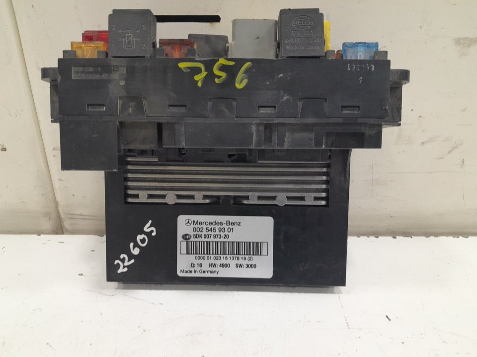 Caja fusible sam mercedes-benz clase c t-model c 220 cdi (203.206)