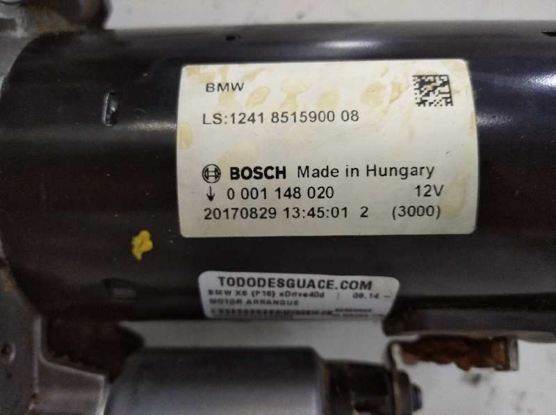  motor arranque   bmw x6 (f16) xdrive40d 3.0 turbodiesel