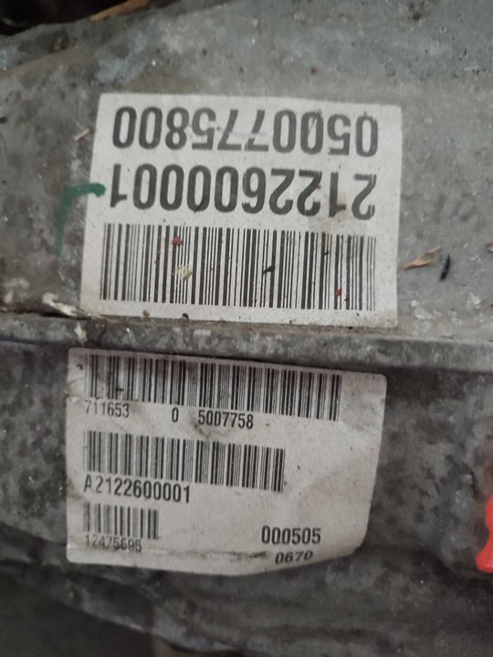 Caja cambios mercedes-benz clase c t-model c 200 cdi (204.201)