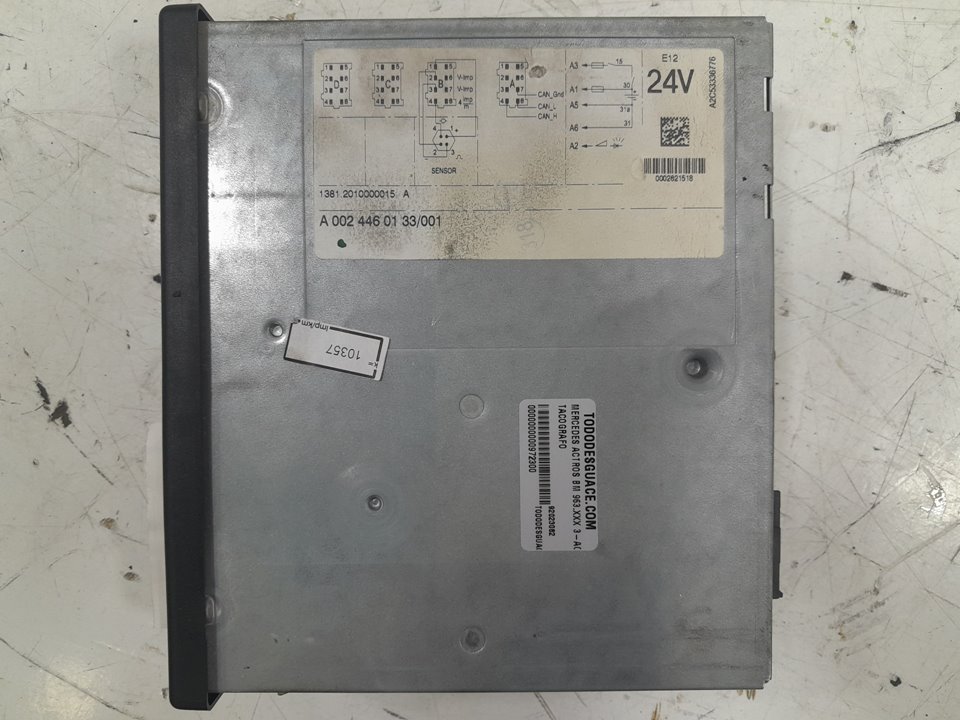 Tacografo mercedes-benz mercedes actros bm 963.xxx 3-achser 25xx 6x2 szm l bigspace      06.12 - 12.19 no identificado