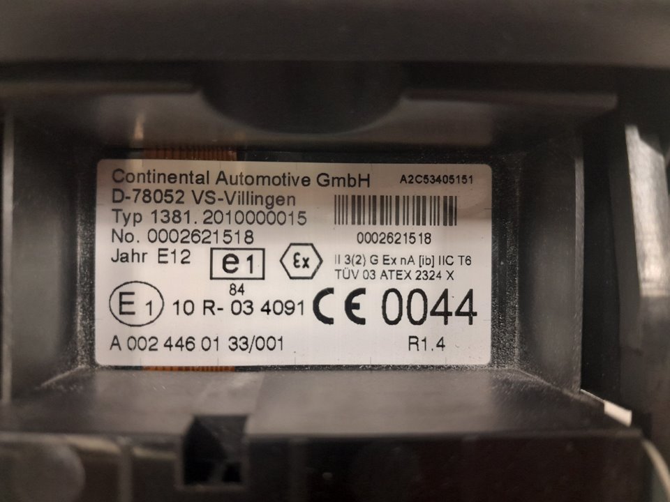 Tacografo mercedes-benz mercedes actros bm 963.xxx 3-achser 25xx 6x2 szm l bigspace      06.12 - 12.19 no identificado