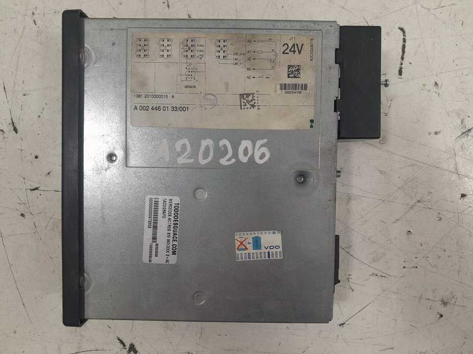 Tacografo mercedes actros bm 963.xxx 2a