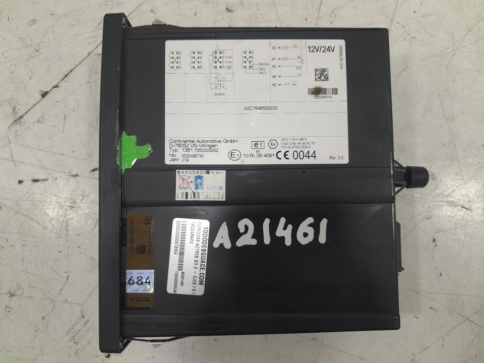 Tacografo mercedes actros 23 2  ejes 