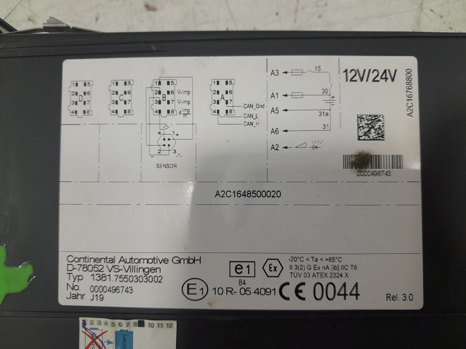 Tacografo mercedes actros 23 2  ejes 