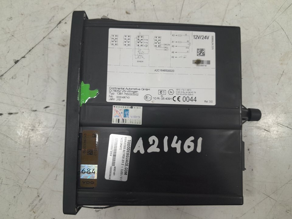 Tacografo mercedes actros 23 2  ejes 