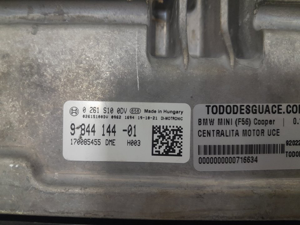 Centralita motor uce mini mini cooper d