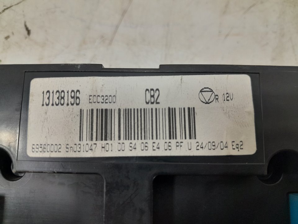 Mando calefaccion /  aire acondicionado opel vectra c 2.2 16v (f69)