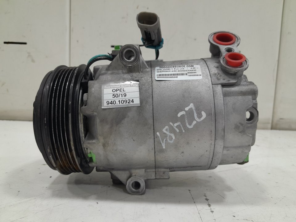 Compresor aire acondicionado opel corsa c 1.0 (f08 f68)